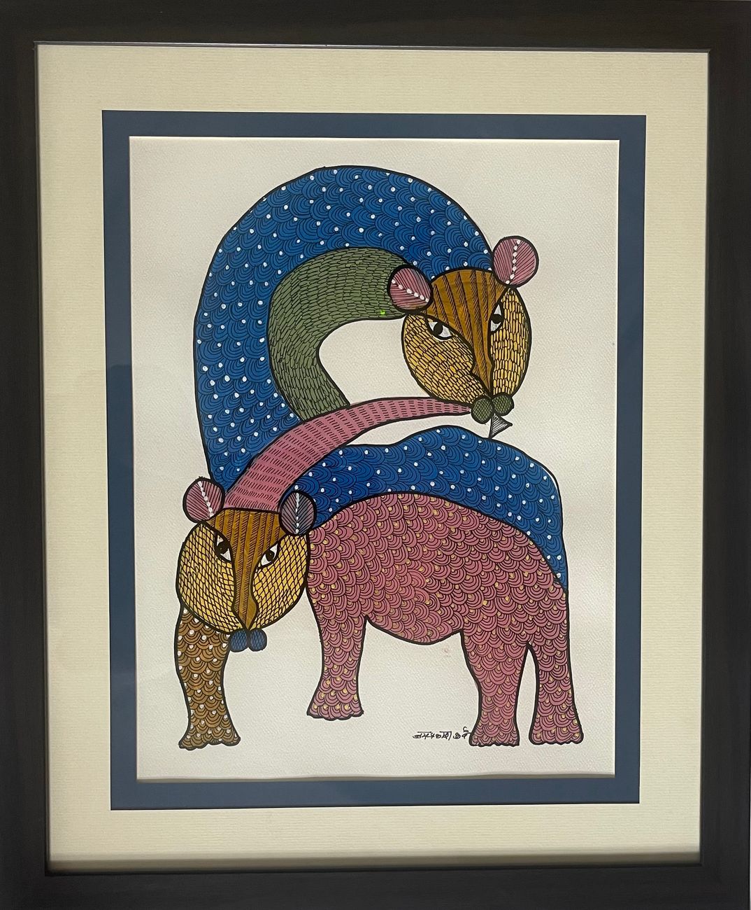 Hand Painted Gond Art